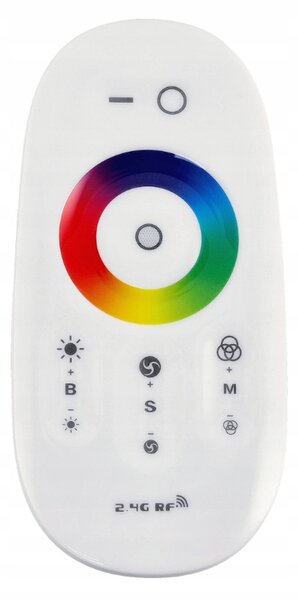 Dálkové ovládání pro RGB LED pásky s dotykovým ovládáním, více funkcí pro LED pásky, max. 216 W