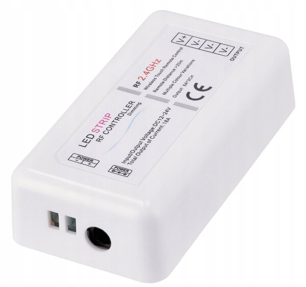 Stmívač LED pásků 12V 24V MONO dotykový dálkový ovladač 18A ovladač