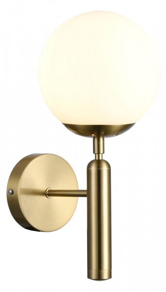 Rabalux 5351 nástěnná lampa Divina 1x9W | E14 | IP20 - vypínač na těle, zlatá