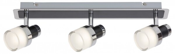 Rabalux 5023 LED koupelnové nástěnné bodové svítidlo Harold 1x15W | 1200lm | 4000K | IP44 - chrom s černými prvky