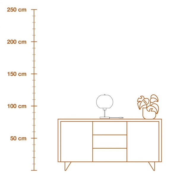 LEDVANCE stolní lampa Cardboard Ball E27 hnědá 4058075837140