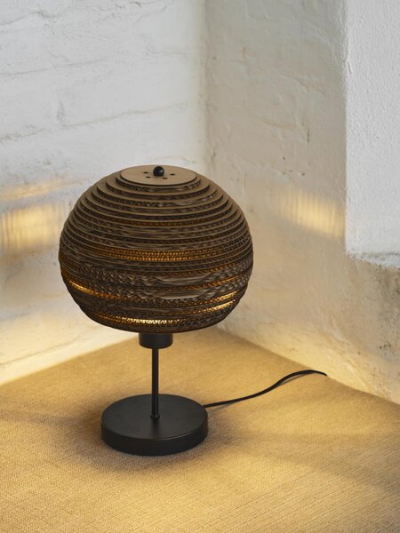 LEDVANCE stolní lampa Cardboard Ball E27 hnědá 4058075837140