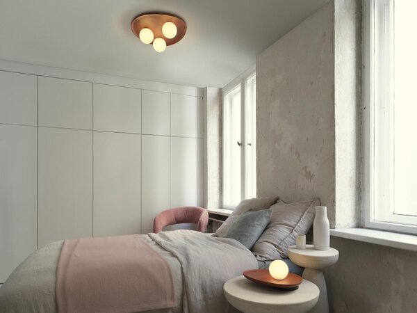 LEDVANCE stolní lampa Clay Nest 1xG9 hnědá 4058075841123