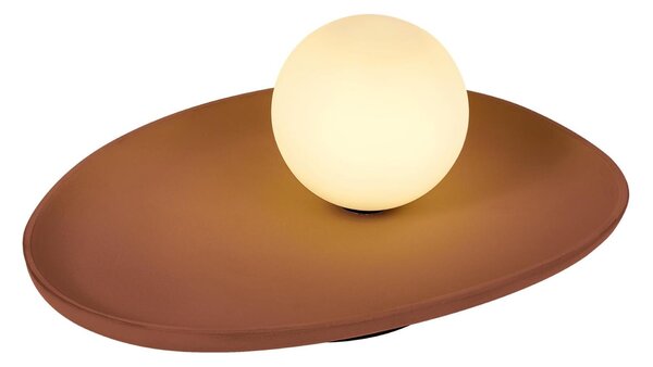 LEDVANCE stolní lampa Clay Nest 1xG9 hnědá 4058075841123
