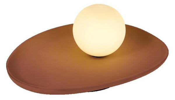 LEDVANCE stolní lampa Clay Nest 1xG9 hnědá 4058075841123