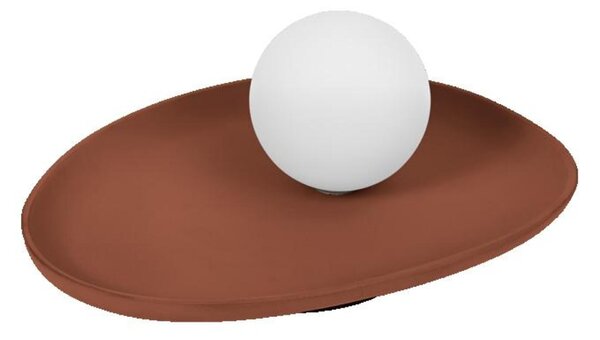 LEDVANCE stolní lampa Clay Nest 1xG9 hnědá 4058075841123