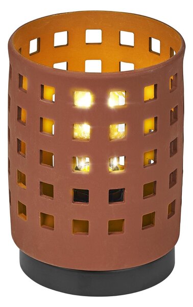 LEDVANCE stolní lampa Clay Windows 1xE27 hnědá 4058075841024
