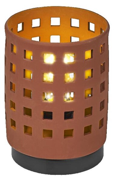 LEDVANCE stolní lampa Clay Windows 1xE27 hnědá 4058075841024