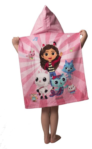 Jerry Fabrics Dětské pončo 50x115 cm - Gabby's Dollhouse 02