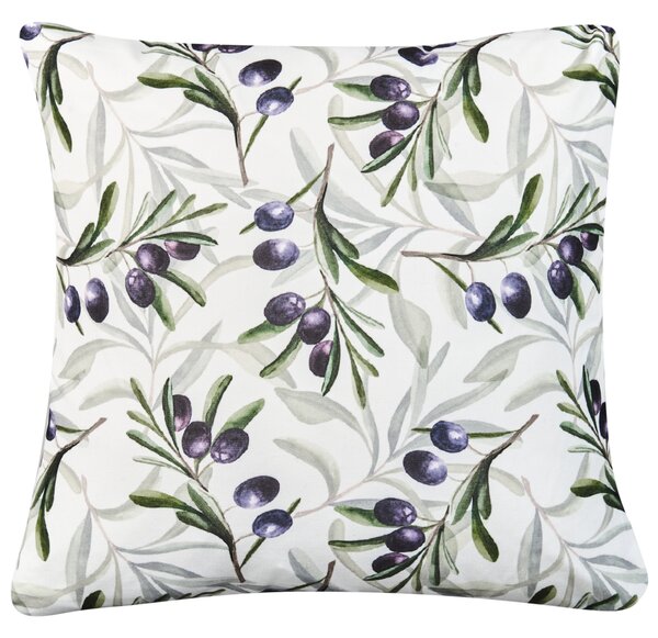 Sada 2 venkovních polštářů TRANQUI Rostlinný vzor 45 x 45 cm Pestrá