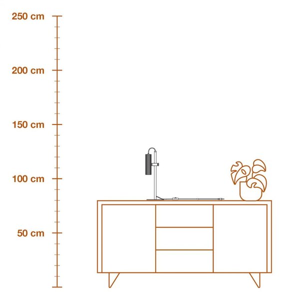 LEDVANCE stolní lampa Drums GU10 černá 4058075838543