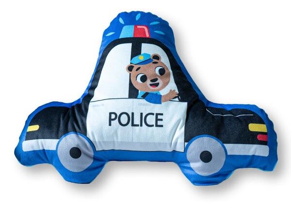 Tvarovaný polštářek Policie