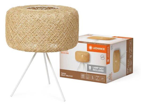 LEDVANCE stolní lampa Paper Bale 1xE27 béžová 4058075840904