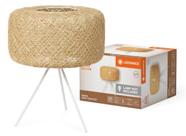 LEDVANCE stolní lampa Paper Bale 1xE27 béžová 4058075840904