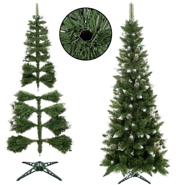 Vánoční stromek Borovice Slim diamantová 250 cm