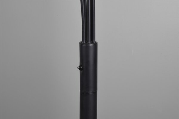 Trio R41031532 LED stojací svítidlo Reed 5x3,5W | 1750lm | 3000K | IP20 - vypínač na těle, paměťová funkce, 3 fázové stmívání, černá