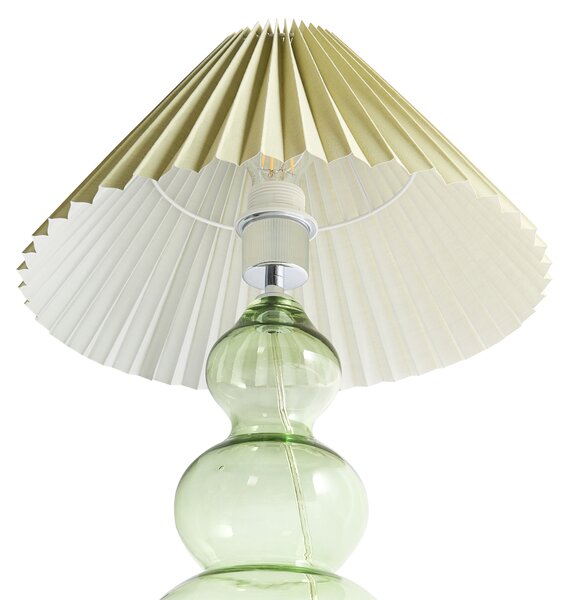 Stolní lampa SENGWA Sklo Zelená