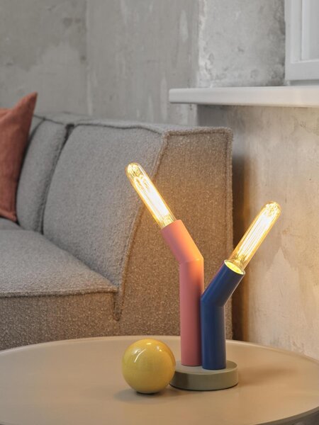 LEDVANCE stolní lampa Straw 2xE27 multicolor 4058075838864