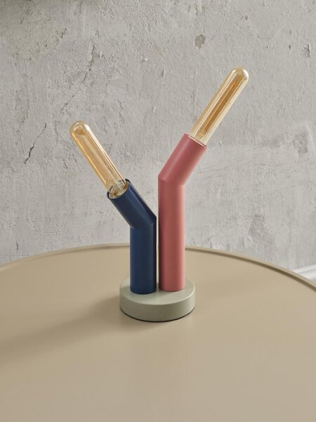LEDVANCE stolní lampa Straw 2xE27 multicolor 4058075838864