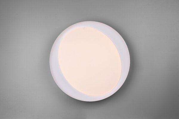 Trio R62712411 LED stropní svítidlo Zeta 1x24W | 2000lm | 2700-6500K | IP20 - stmívatelné, nastavení teploty osvětlení, dálkové ovládání, šedá s bílou