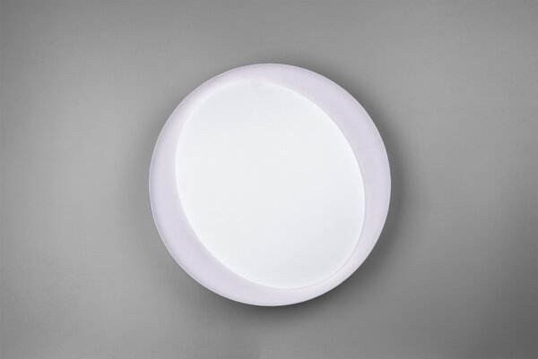 Trio R62712411 LED stropní svítidlo Zeta 1x24W | 2000lm | 2700-6500K | IP20 - stmívatelné, nastavení teploty osvětlení, dálkové ovládání, šedá s bílou