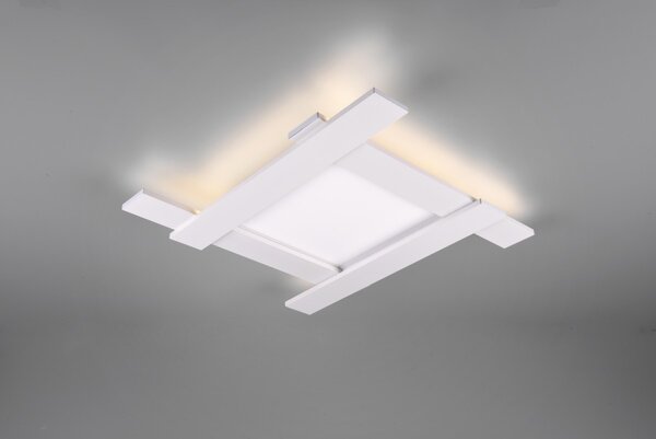 Trio 675510531 LED přisazené stropní a nástěnné svítidlo Belfast 4x3,5W + 1x18W | 3320lm | 4000K | IP20 - oddělené vypínače, nepřímé světlo, bílá