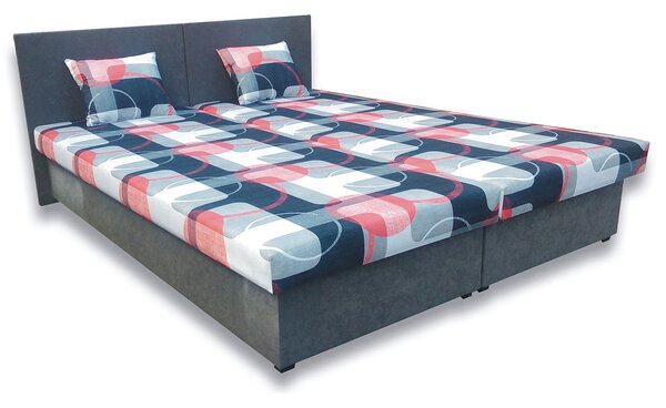 Manželská postel 180 cm Shanell (s pěnovými matracemi). 793043
