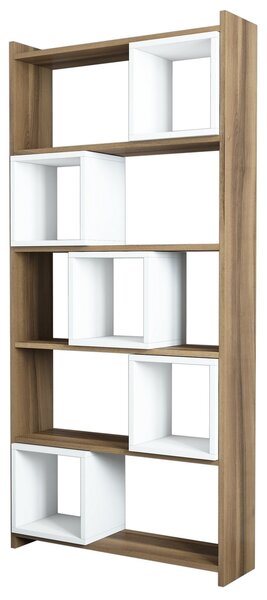 Regál Blanchet (Bílá + Ořech). Akce -25%