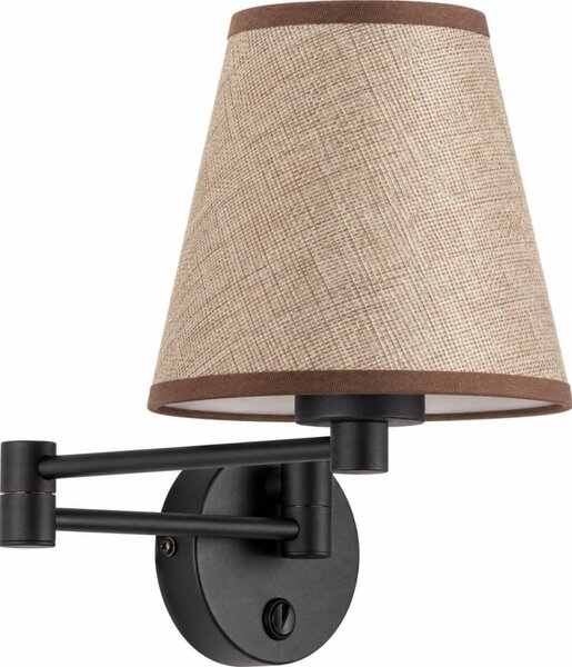 BRILAGI - Nástěnná lampa NUBILA 1xE27/15W/230V hnědá/černá