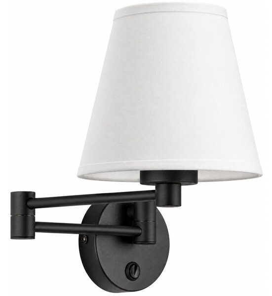 BRILAGI - Nástěnná lampa NUBILA 1xE27/15W/230V bílá/černá