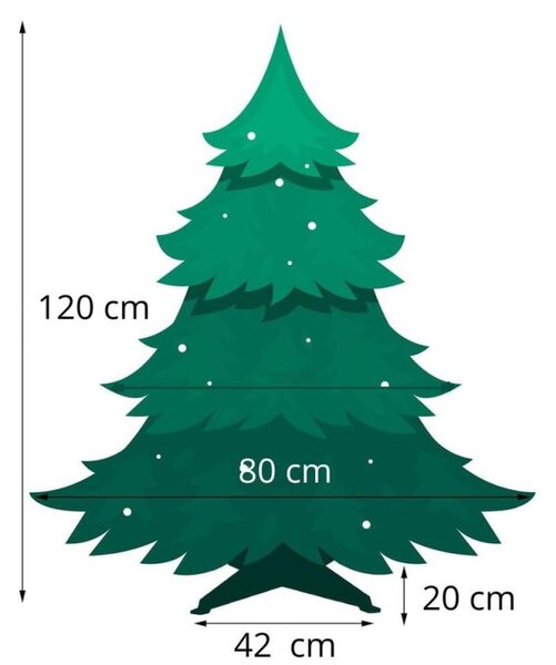 Vánoční stromek Borovice diamantová 120 cm