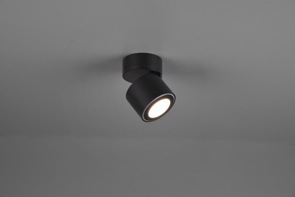 Trio 652910132 LED přisazené stropní bodové svítidlo Taurus 1x3,5W + 1x1,5W | 450lm | 3000K | IP20 - oddělené vypínače, černá