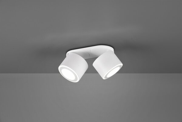 Trio 652910231 LED přisazené stropní bodové svítidlo Taurus 2x3,5W + 2x1,5W | 900lm | 3000K | IP20 - oddělené vypínače, bílá