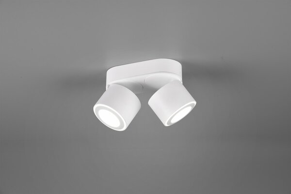 Trio 652910231 LED přisazené stropní bodové svítidlo Taurus 2x3,5W + 2x1,5W | 900lm | 3000K | IP20 - oddělené vypínače, bílá
