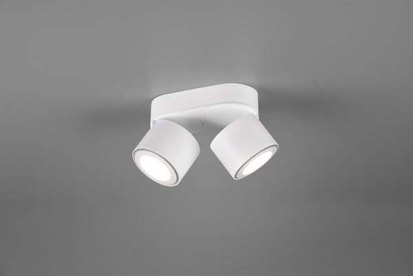 Trio 652910231 LED přisazené stropní bodové svítidlo Taurus 2x3,5W + 2x1,5W | 900lm | 3000K | IP20 - oddělené vypínače, bílá