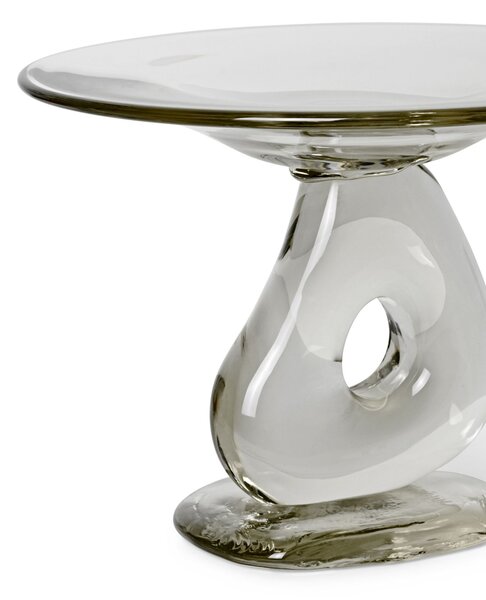 Skleněná mísa na podstavci Damo Centrepiece Clear