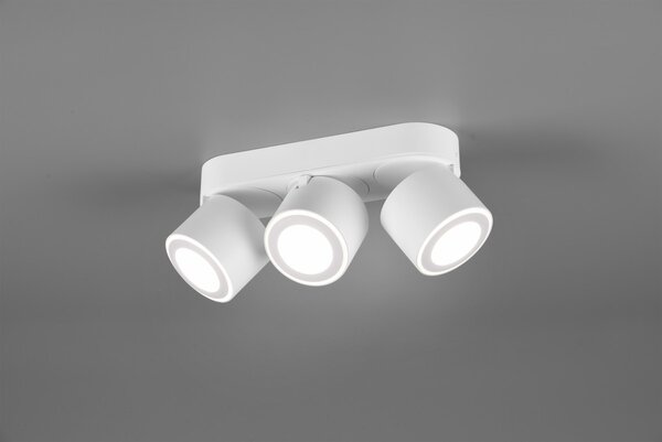 Trio 652910232 LED přisazené stropní bodové svítidlo Taurus 3x3,5W + 3x1,5W | 1350lm | 3000K | IP20 - oddělené vypínače, bílá