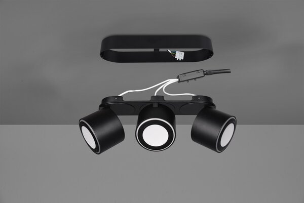 Trio 652910332 LED přisazené stropní bodové svítidlo Taurus 3x3,5W + 3x1,5W | 1350lm | 3000K | IP20