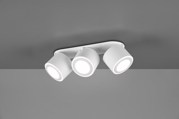 Trio 652910232 LED přisazené stropní bodové svítidlo Taurus 3x3,5W + 3x1,5W | 1350lm | 3000K | IP20 - oddělené vypínače, bílá