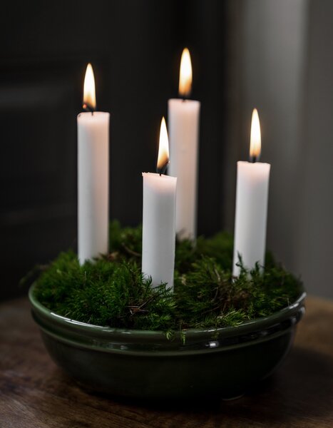 Adventní svícen ERNST - Glazed Green EF548