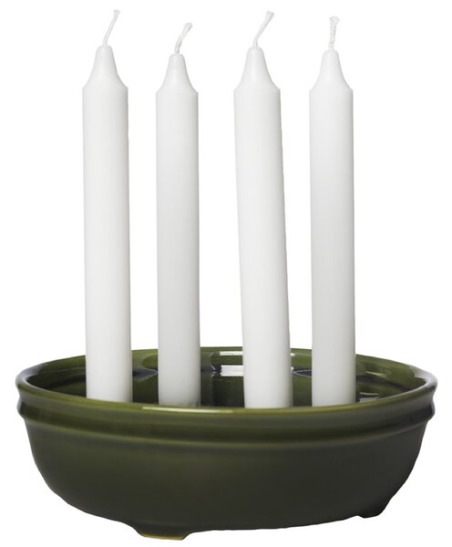 Adventní svícen ERNST - Glazed Green EF548