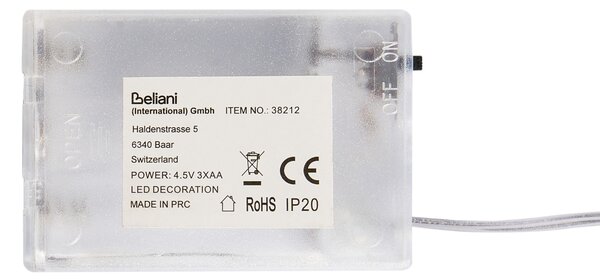 Sada 3 vánočních dekorací LED ROINE Vánoční dárky 15/20/25 cm Hnědá