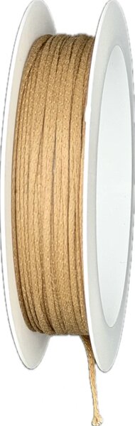 Dekorační provázek Cotton Twine – Honey Gold medový 2mm x 5m (3,-Kč/m)