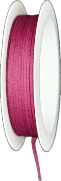 Dekorační provázek Cotton Twine – Raspberry Pink sytě růžový 2mm x 5m (3,-Kč/m)