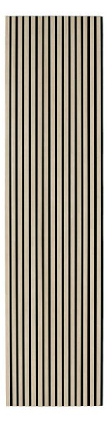 Dřevěný akustický panel, 2400 x 600 mm, B2BP006, dub mořený