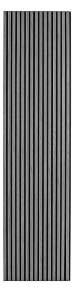 Dřevěný akustický panel, 2400 x 600 mm, B2BP009, balení 5 ks, dub grafitový