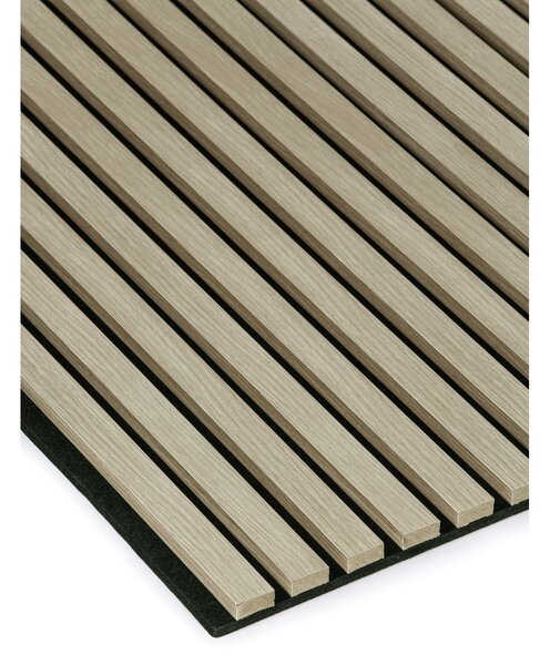 Dřevěný akustický panel, 2400 x 600 mm, B2BP006, dub mořený
