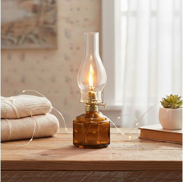 Brilagi - Petrolejová lampa MERLIN oranžová