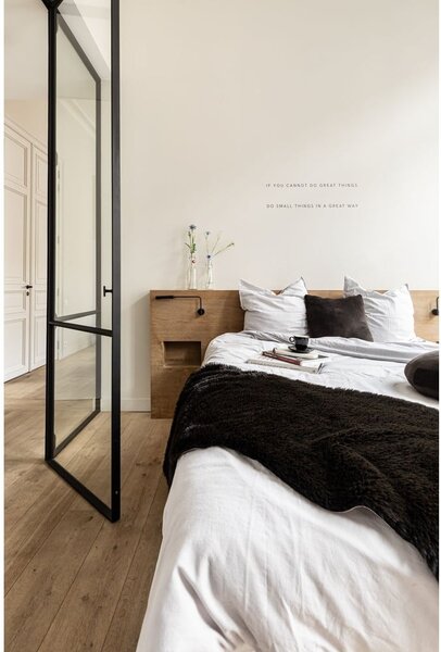 Černá umělá kožešina Tiseco Home Studio Lambskin, 60 x 180 cm