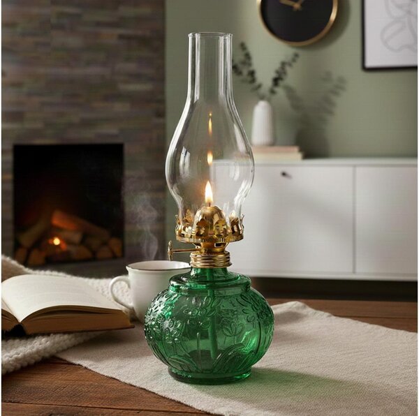 Brilagi - Petrolejová lampa MERLIN zelená